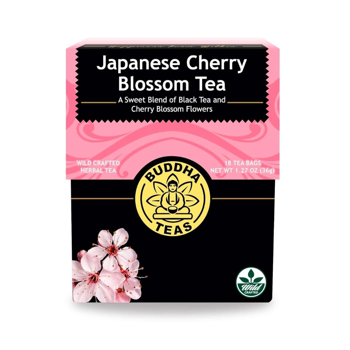 Japanese Cherry Blossom Tea – OU Kosher, 18 Bleach-Free Tea Bags