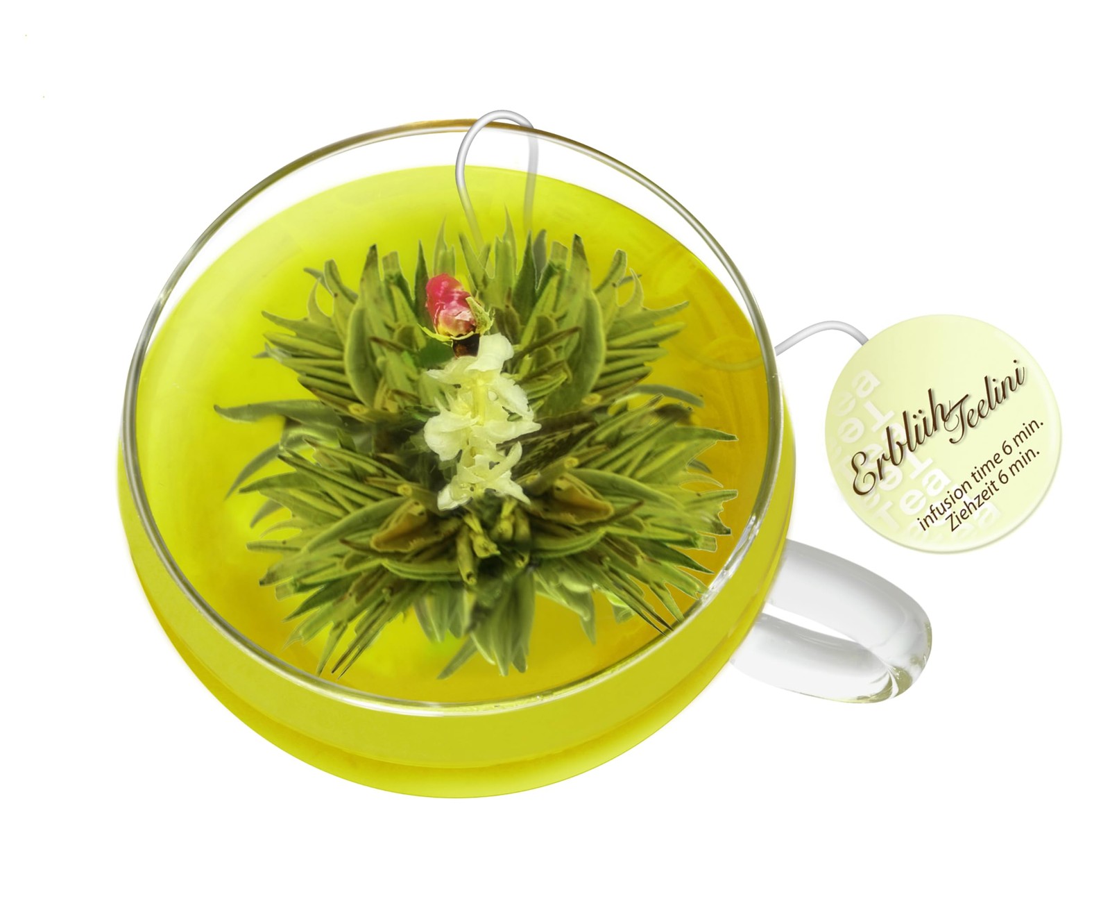 Tea Flowers in Cup Size – Blooming Tea – 8 Flowering Tea in 4 Different Varie…