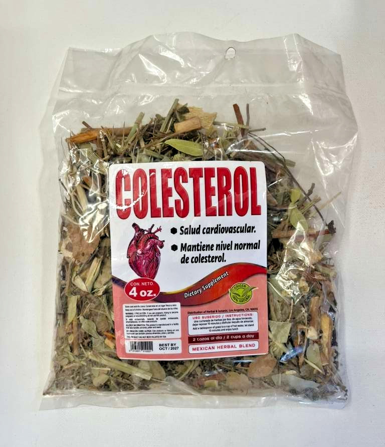 Colesterol Herbal Blend 4oz – Organic Mexican Herbal Tea / Té Natural de Hierbas