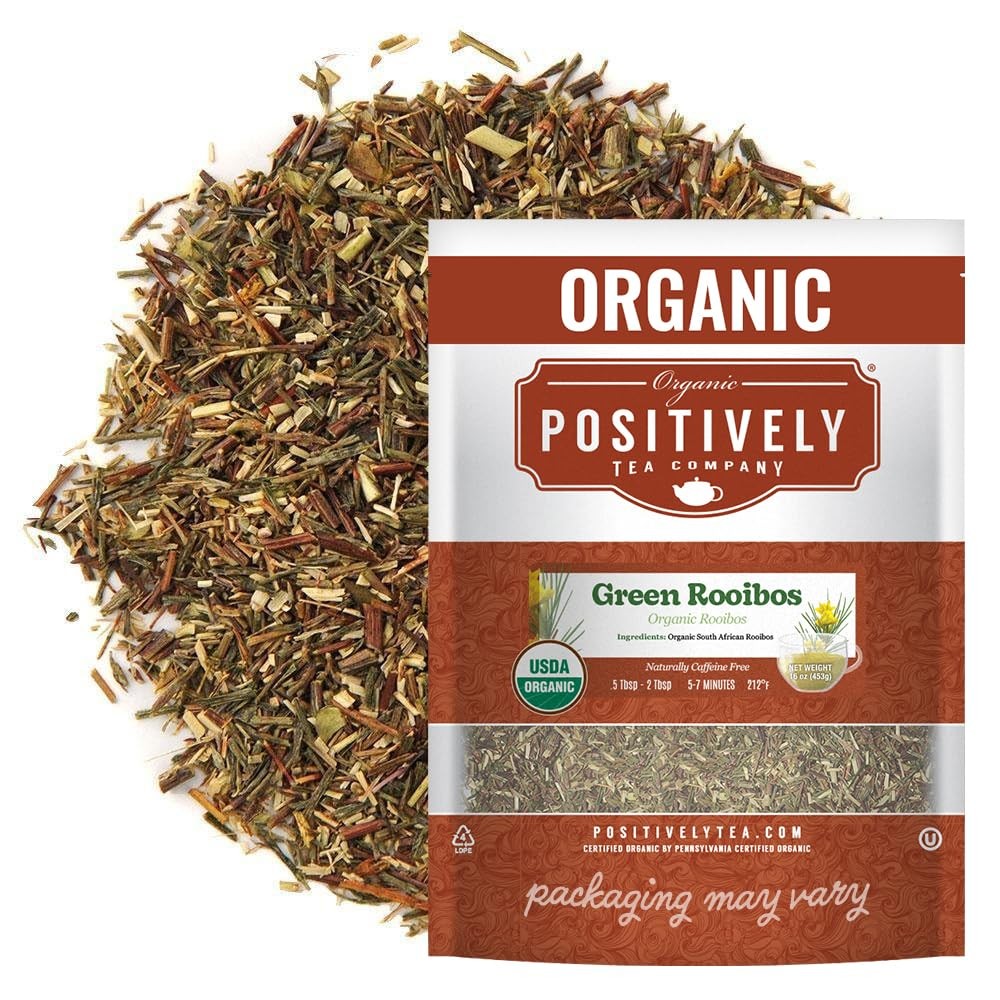 South African Green Rooibos Tea, Loose Leaf, 16 Ounce