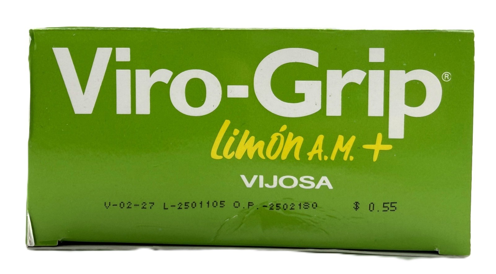 VIROGRIP TE LIMON AM DIA Gripe tos Flu Congestion Nasal Fiebre Dolor Cabeza 24 S