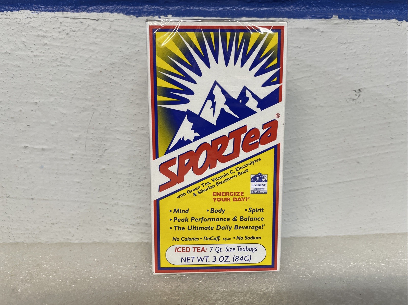 SportTea Iced Tea 7 Quart Size TeaBags 3.0oz Box 07/2027 New Sealed