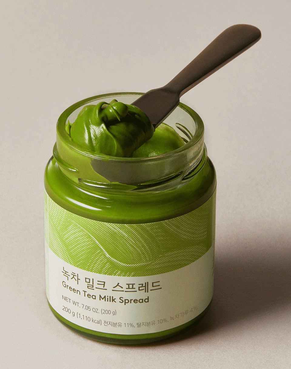 OSULLOC Korean Matcha Powder & Green Tea Milk Spread Set | Home Café Dessert