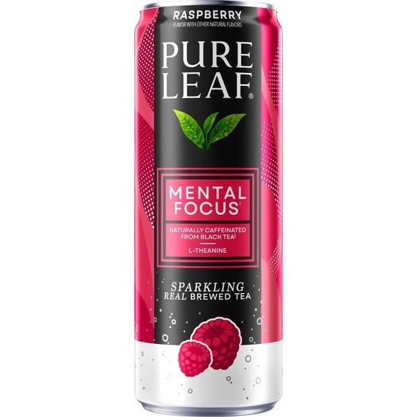 Pure Leaf Peach Raspberry Sparkling Tea 12oz 12 Pack Variety Cans