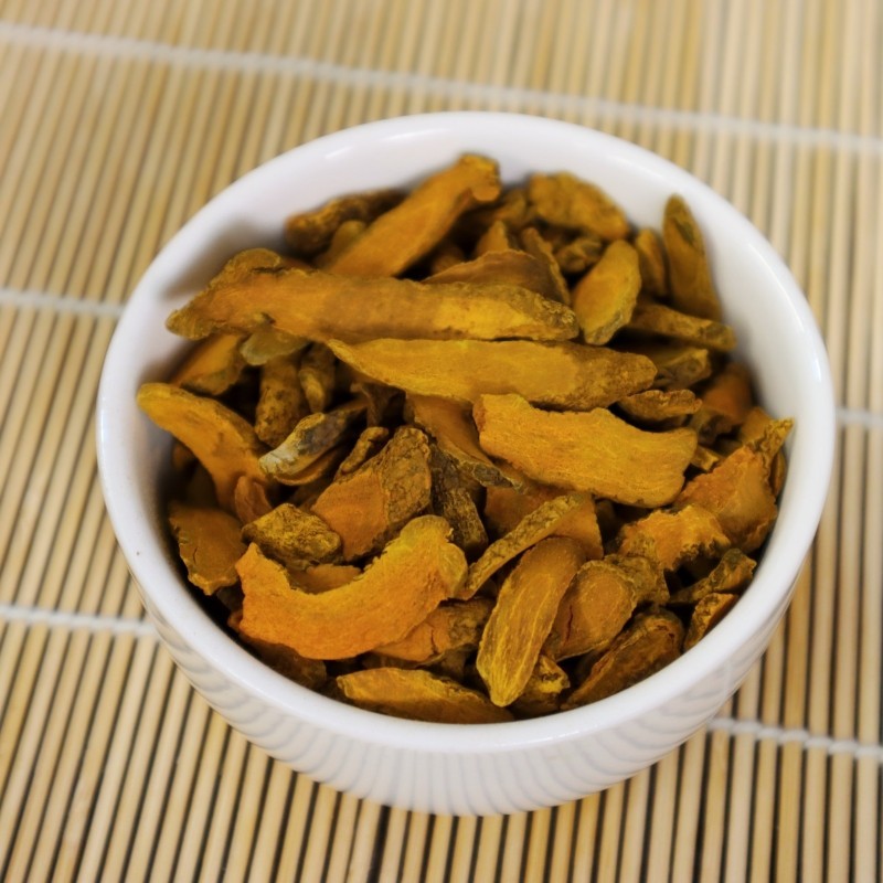 Dried turmeric slices, 8oz, Herbal Tea, Vegan, Hand picked, Pack in USA 九龍堂 姜黄