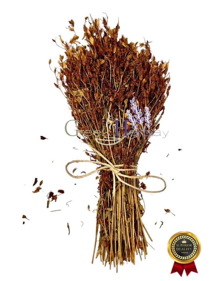 Greek St. John’s Wort Herbal Tea Whole Bunch 20g-4.9kg Hypericum Perforatum