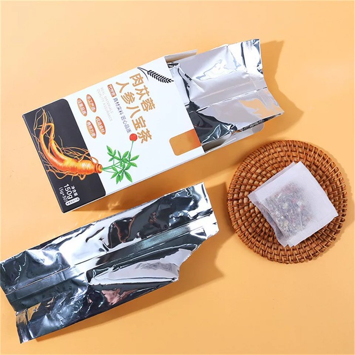 Eight Treasure Kidney Tea Ginseng RedDate Goji Herbal Blend Wellness 30 Bags