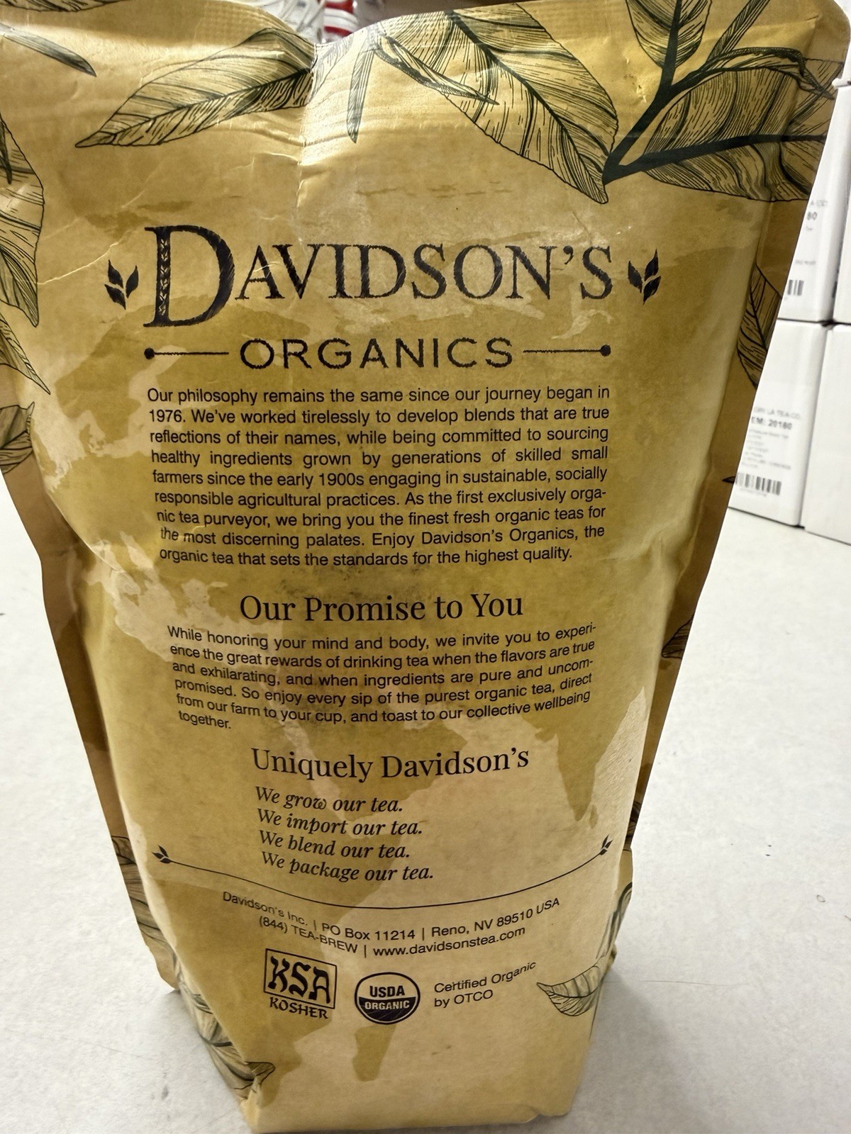 Davidson’s Organics Earl Grey Lavender, Loose Leaf Tea, 16-Ounce Bag