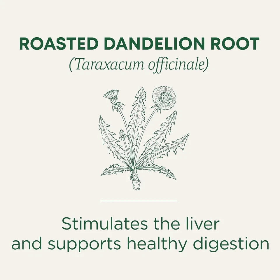 Traditional Medicinals Organic Roasted Dandelion Root Herbal Tea Exp: 05/2028