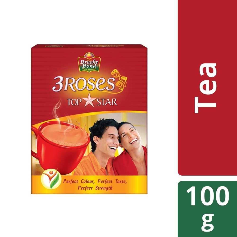 BROOKE BOND 3 ROSES ASSAM DUST TEA – 100G