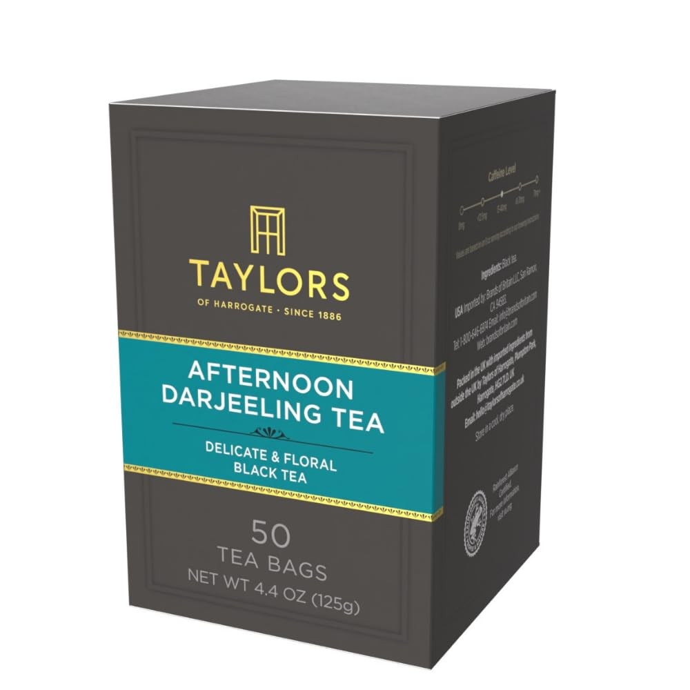 Darjeeling Black Tea Delicate Floral Caffeinated Teabags