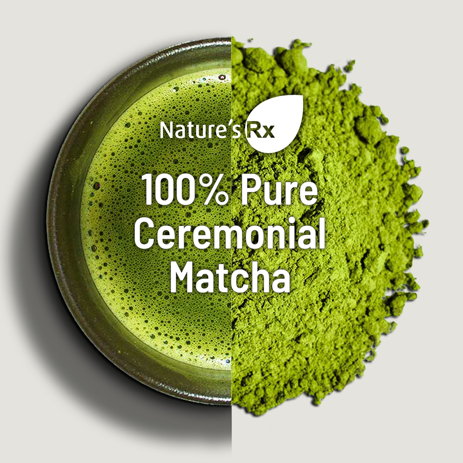Natures Rx USDA Organic Matcha Tea Powder Premium Grade 100g Pack | 50 Servings