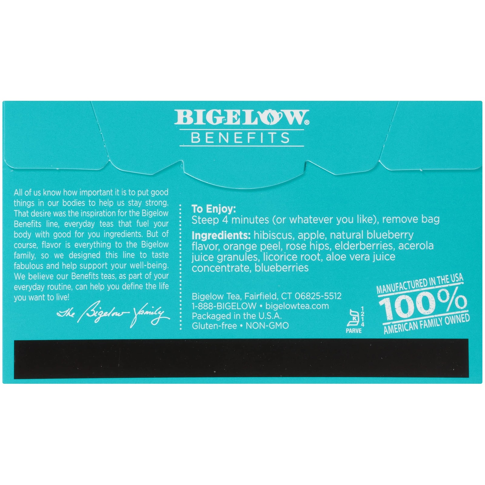 Bigelow Tea Cinnamon & Black Berry, 18 ct 18 Count (Pack of 1)