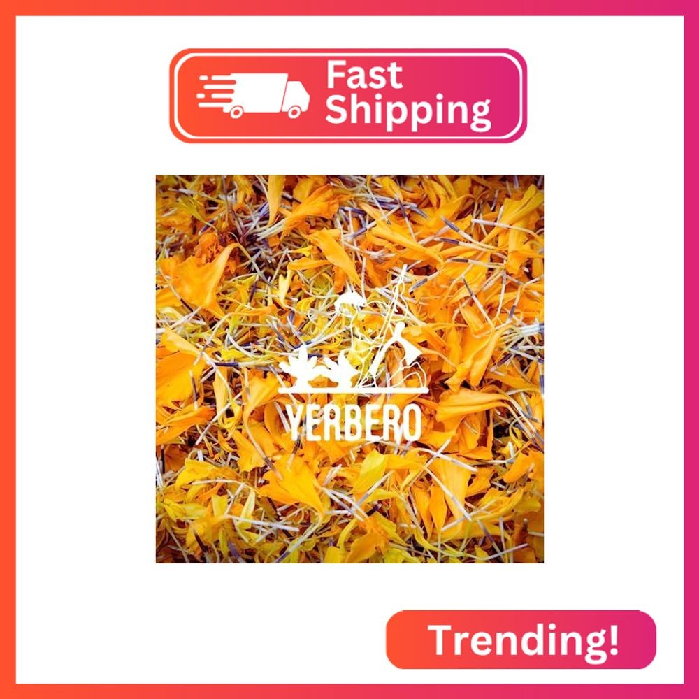 Yerbero Calendula Flowers Loose Herbal Tea 2oz (56g) | Marigold Flowers | Flores