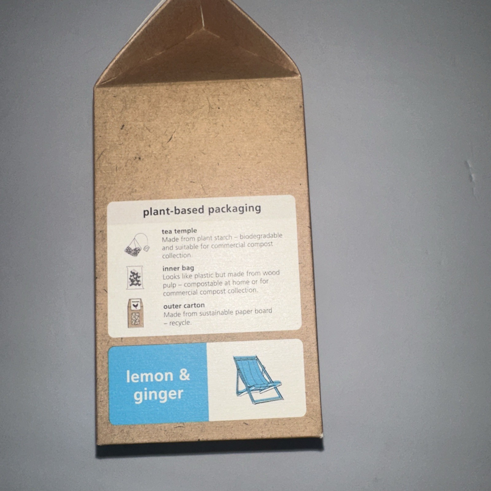 Teapigs Lazy Days Lemon Ginger 50 Tea Temples Exp 10/2027
