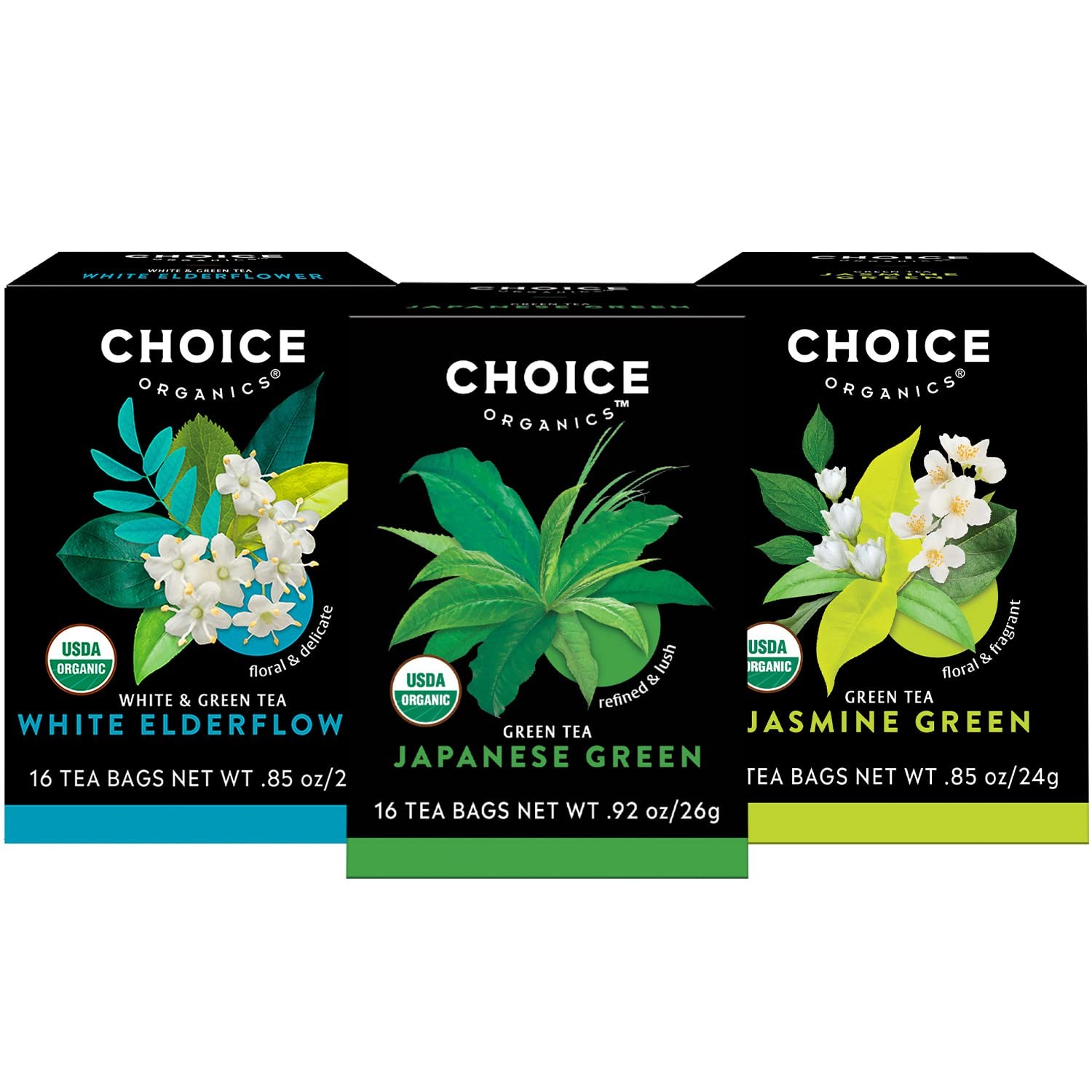 Green Tea and Tea Variety Pack Sampler – Includes Japanese Green, Jasmine Gre…