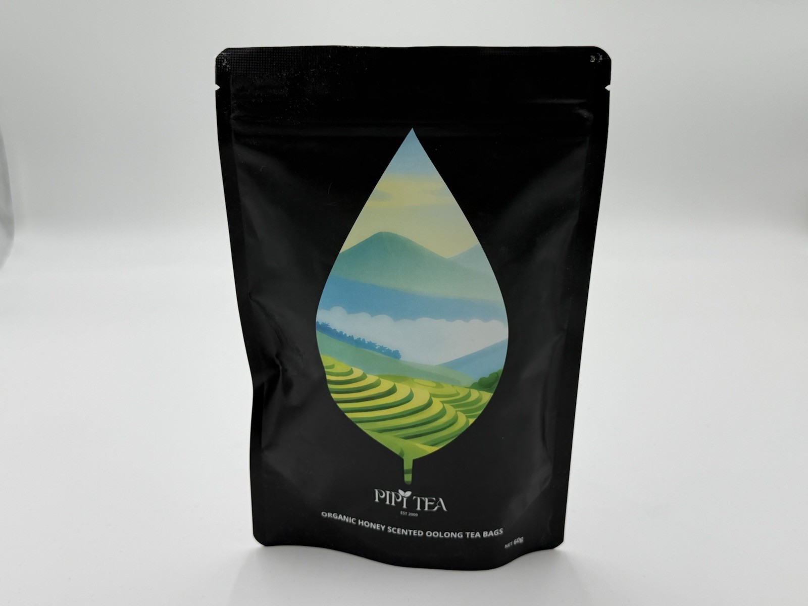 PiPi Tea Organic Honey Scented Oolong Bags – Whole Leaf, 20 (3G. Each) 20 Bags