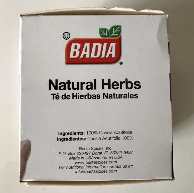 Badia Herbs Natural Slimming Tea Caffeine-Free (3 Boxes)