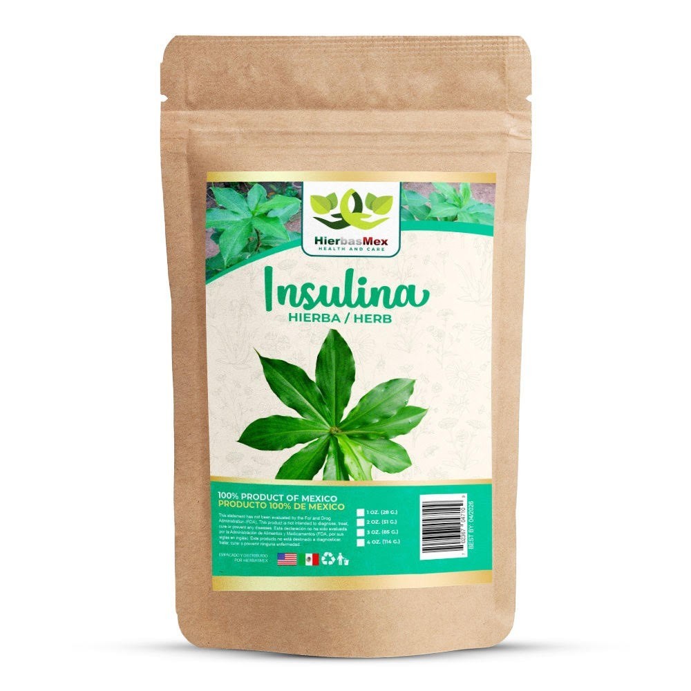 Insulina Herbal Tea 4 oz.-113g Insulina Te Herbal, Natural Mexican Herb