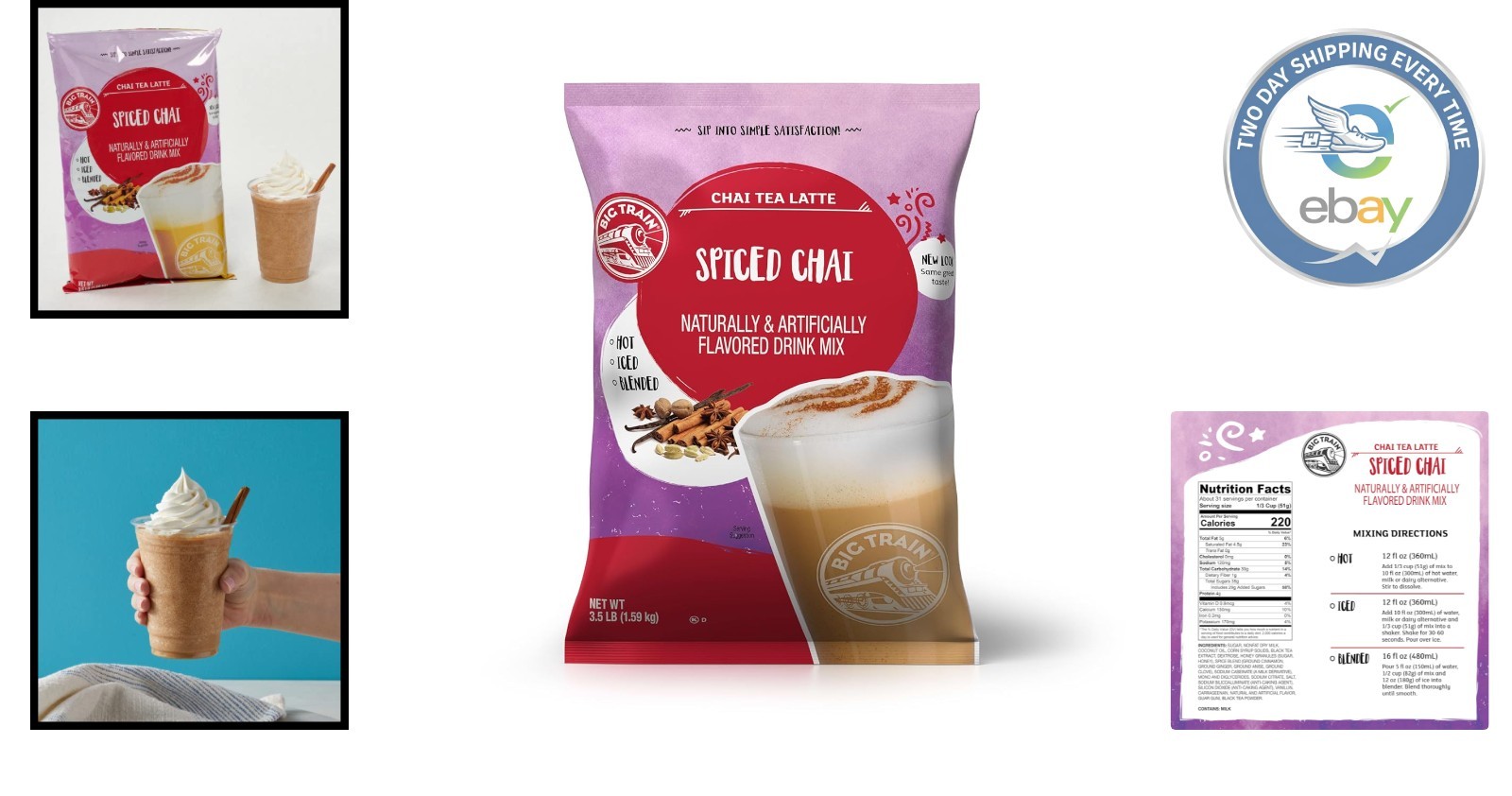 Chai Tea Mix – Bold Spiced Flavor in Convenient 3.5 lb Package for All Occasions