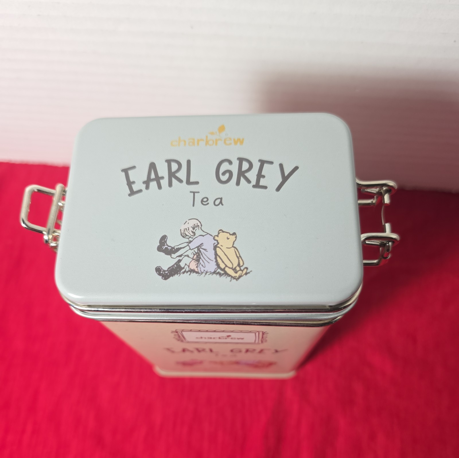 New Charbrew Winnie The Pooh Earl Grey Tea 60 Bags Exp. 6/28 Locking Tin