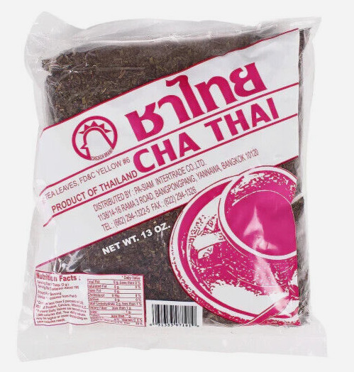 Cha Thai Tea Leaves 13 oz Thai Iced Tea Mix (Single Pack)