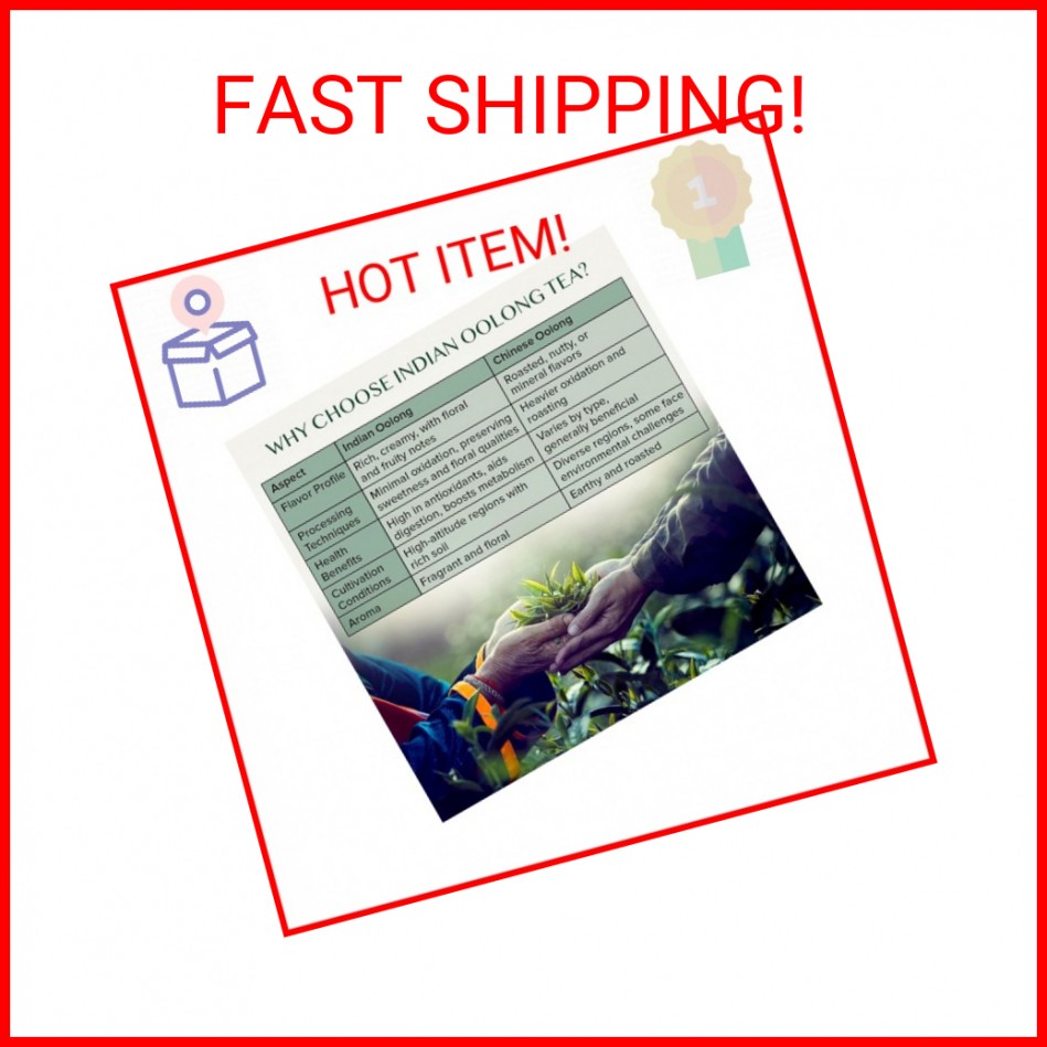 VAHDAM, High Mountain Oolong Tea Leaves From Himalayas – 340g/12oz (170 Cups) Hi