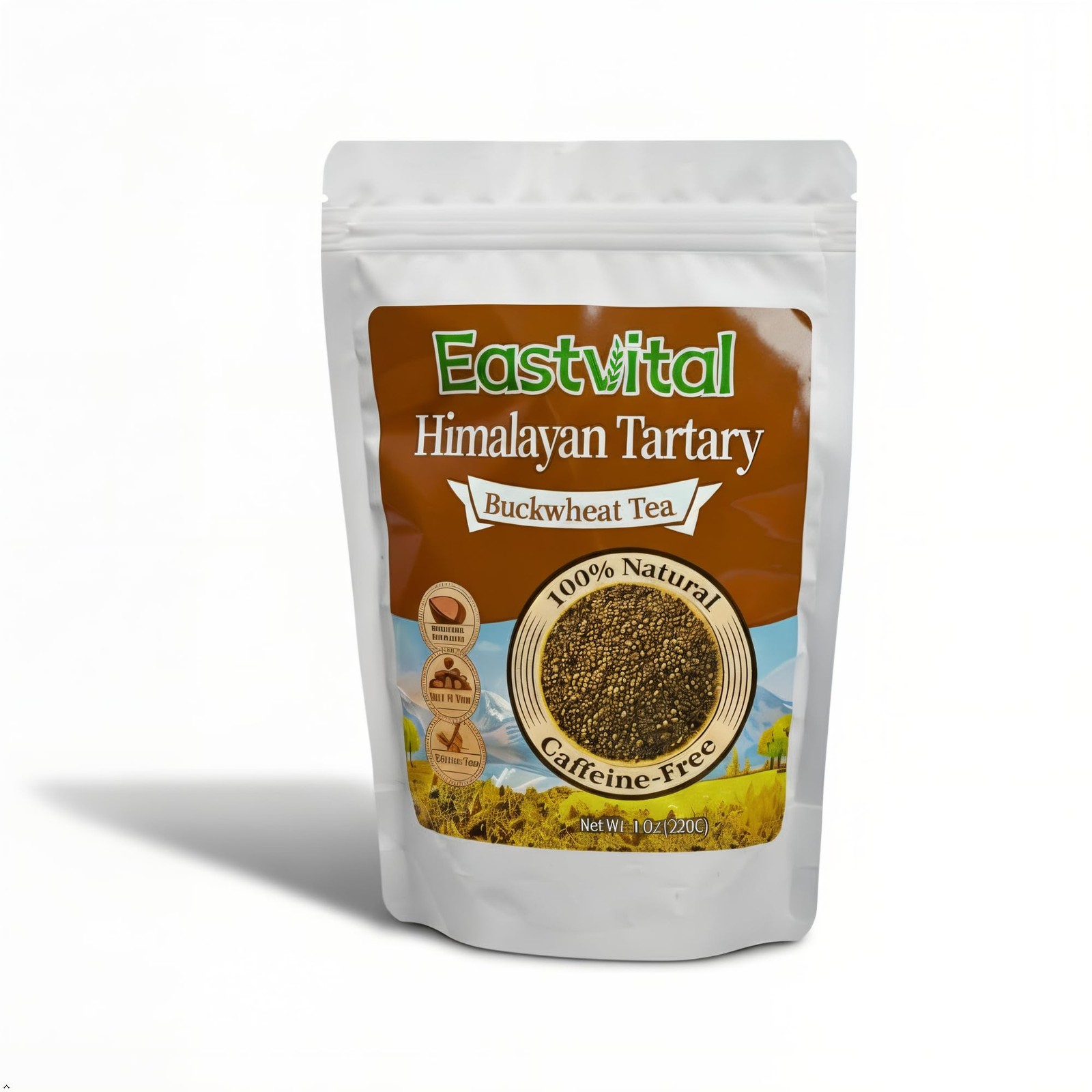 Himalayan Tartary Buckwheat Tea 220g – Caffeine & Sugar Free Roasted Buckwhea…