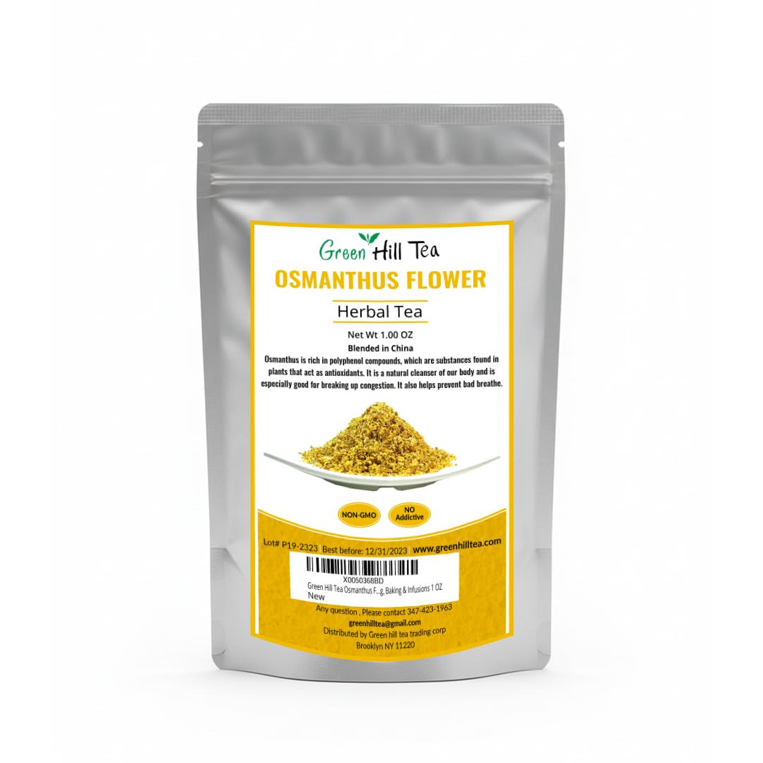 Green Hill Tea Osmanthus Flower Dried – Premium– Fragrant Osmanthus Dried Flower