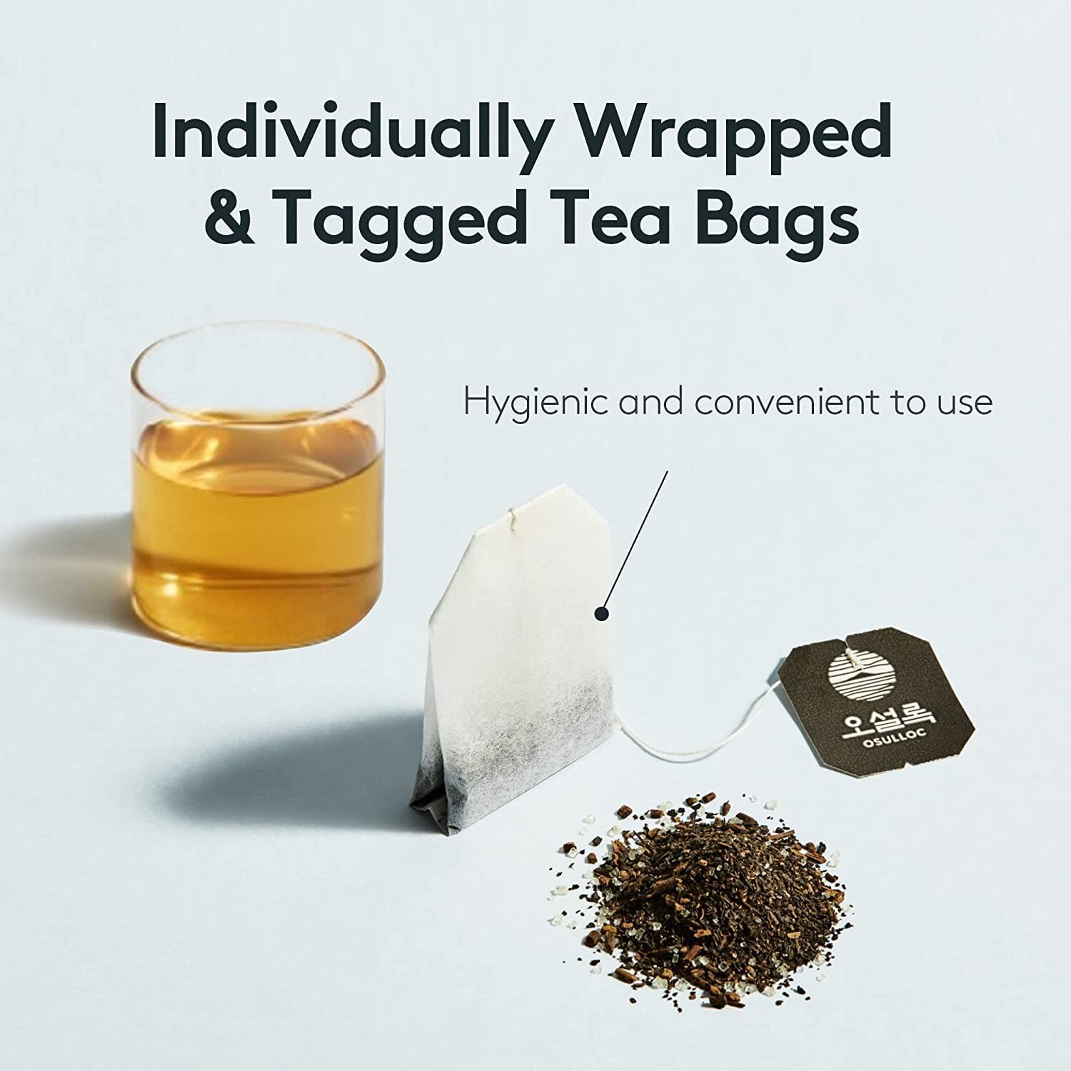 OSULLOC Honey Pear Tea Premium Organic Blended Tea from Jeju 20 tea bags