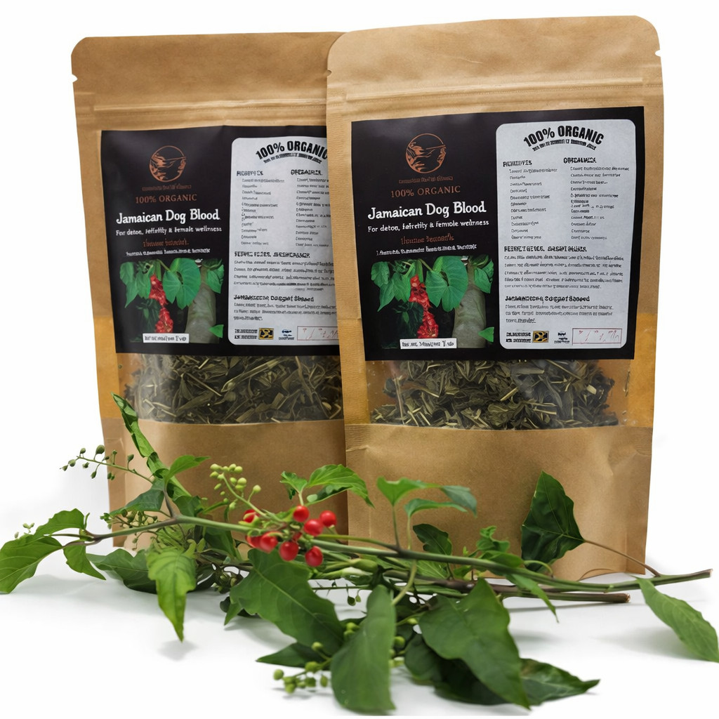 Jamaican Dog Blood Tea 2 Pack Fertility TTC Womb Wellness | Wildcrafted Portland