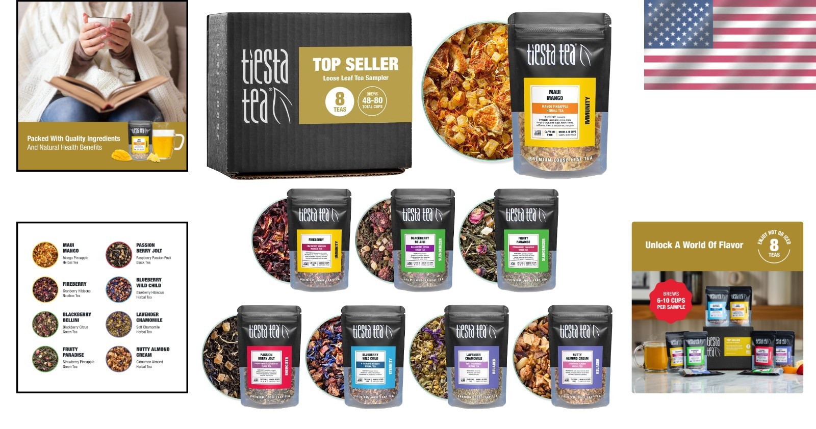 Loose Leaf Tea Sampler Set