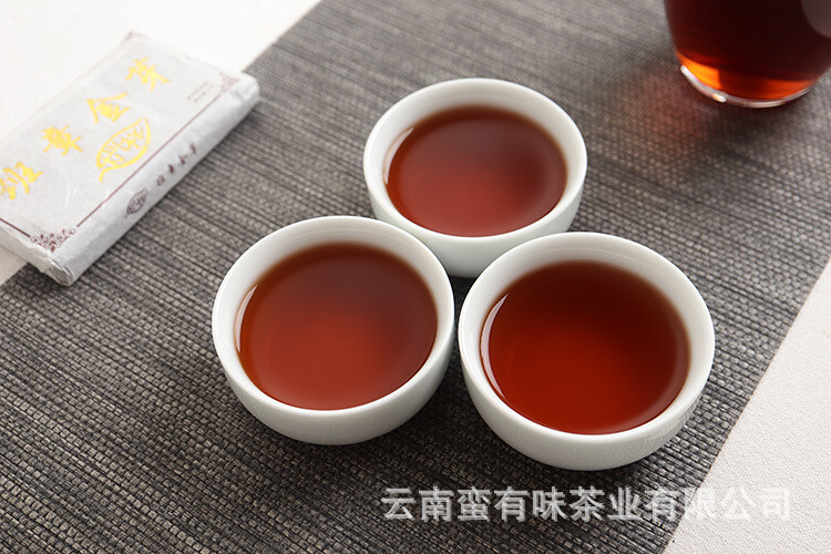 50g Yunnan Pu’er Tea LeXingXiang Banzhang Golden Bud Brick Aged Palace Ripe Tea