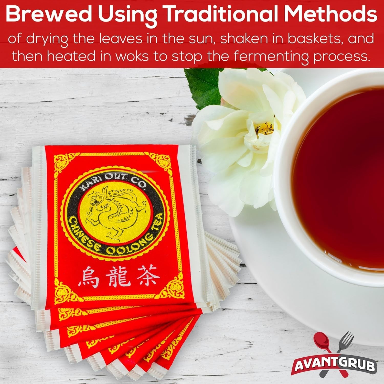 Oolong Tea Sachets 600 Count – Hot or Iced Caffeinated Drink