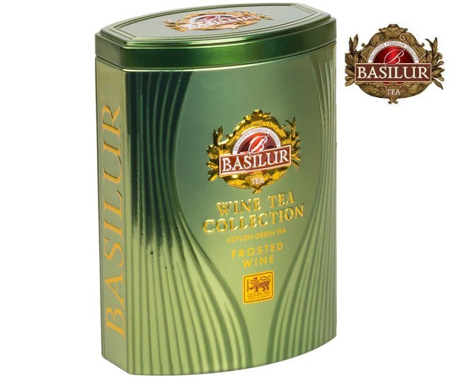 BASILUR WINE TEA COLLECTION BLEND OF CEYLON GREEN TEA AND FRUIT & ICE WINE