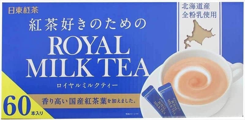 Nitto Kocha Royal Milk Tea Powder 60 Sticks Great Value Box