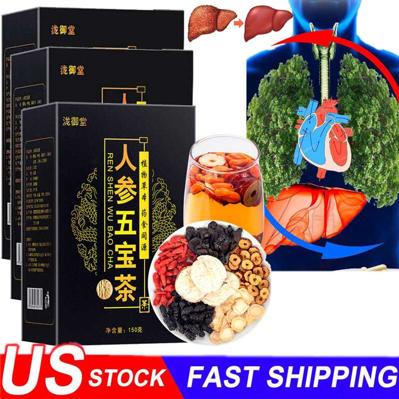 Kidney Tea Formula Ginseng Six Treasure Tea, Kidney Tea Chinese Herbal Tea 2024