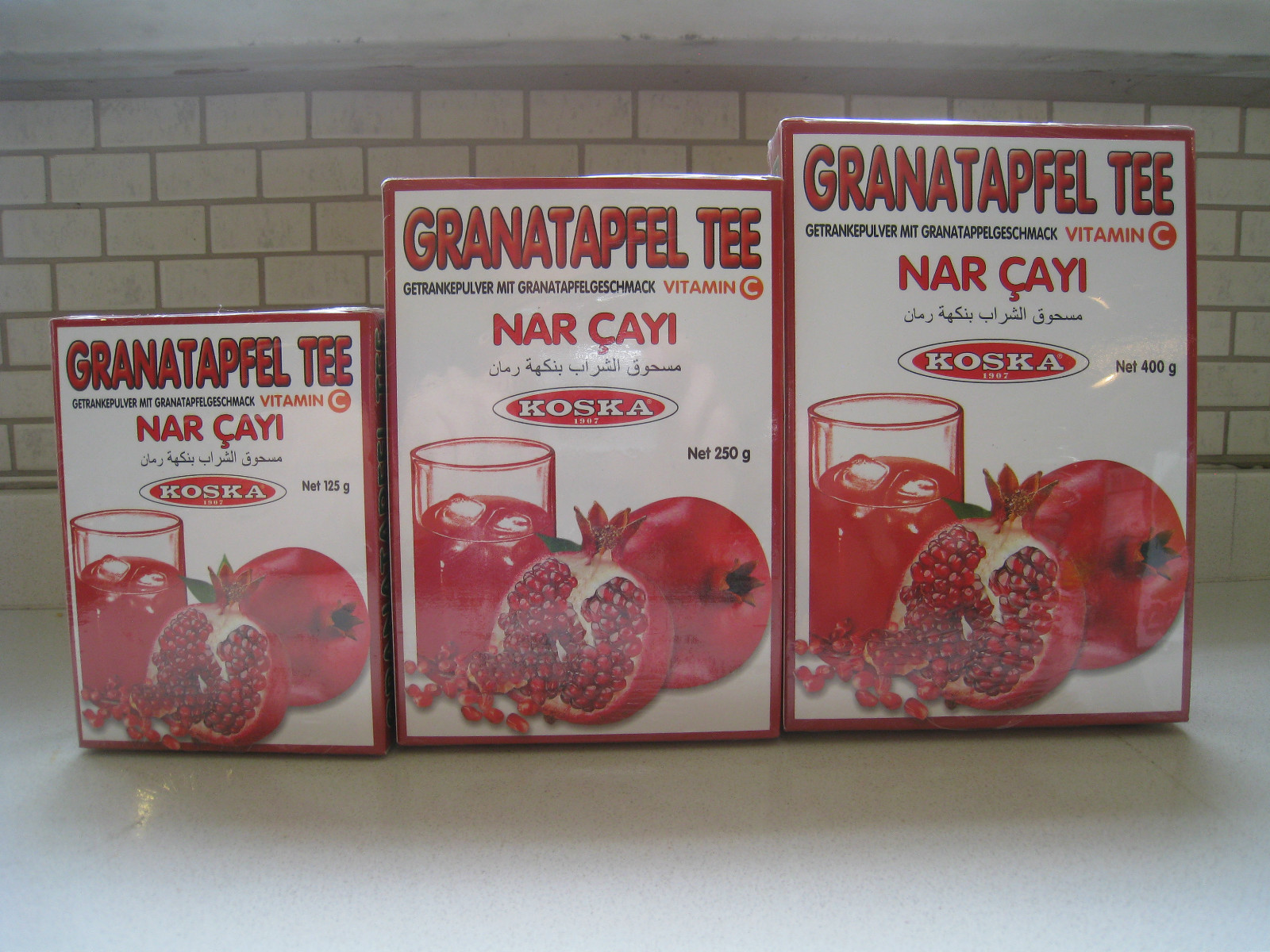 Turkish Traditional Pomegranate Tea Instant Granulated from Koska Nar Cayı