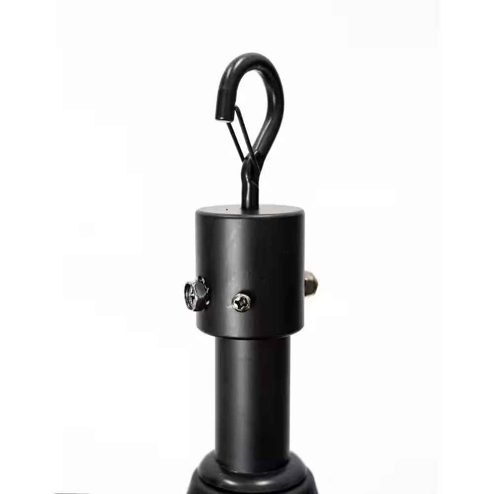 18″ Indoor/Wet Outdoor 3-Speed Portable Fan Matte Black w/ Hanging Hook