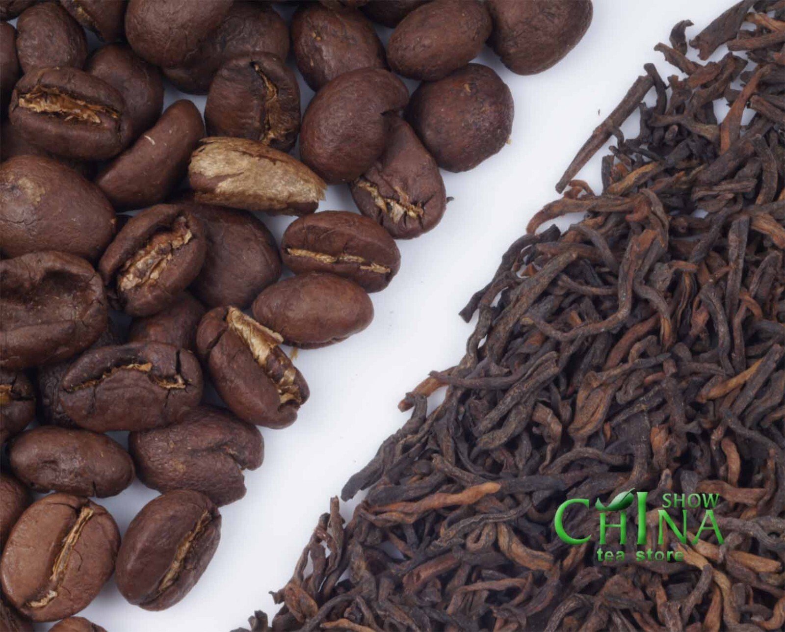 1999 Vintage Chinese Coffee Puer Tea ~Roasted Coffee Bean And Orgainc Pu’er Tea