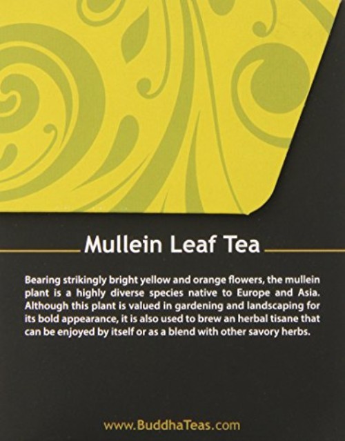 Organic Mullein Tea for Digestion, 108 Bags (6×18)