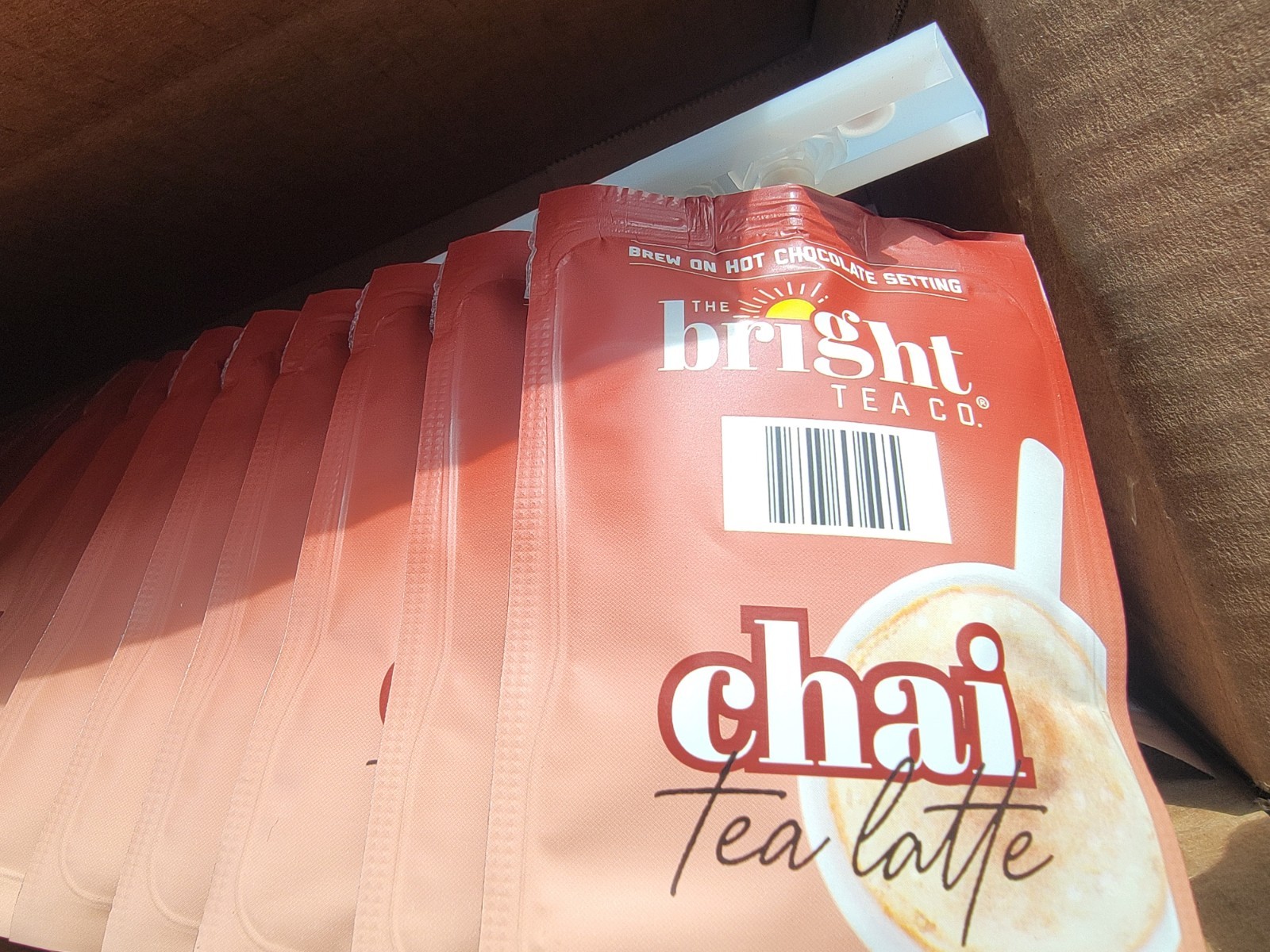 Bright Tea Co. Chai Tea Latte Freshpacks – Case of 72 for Brewers