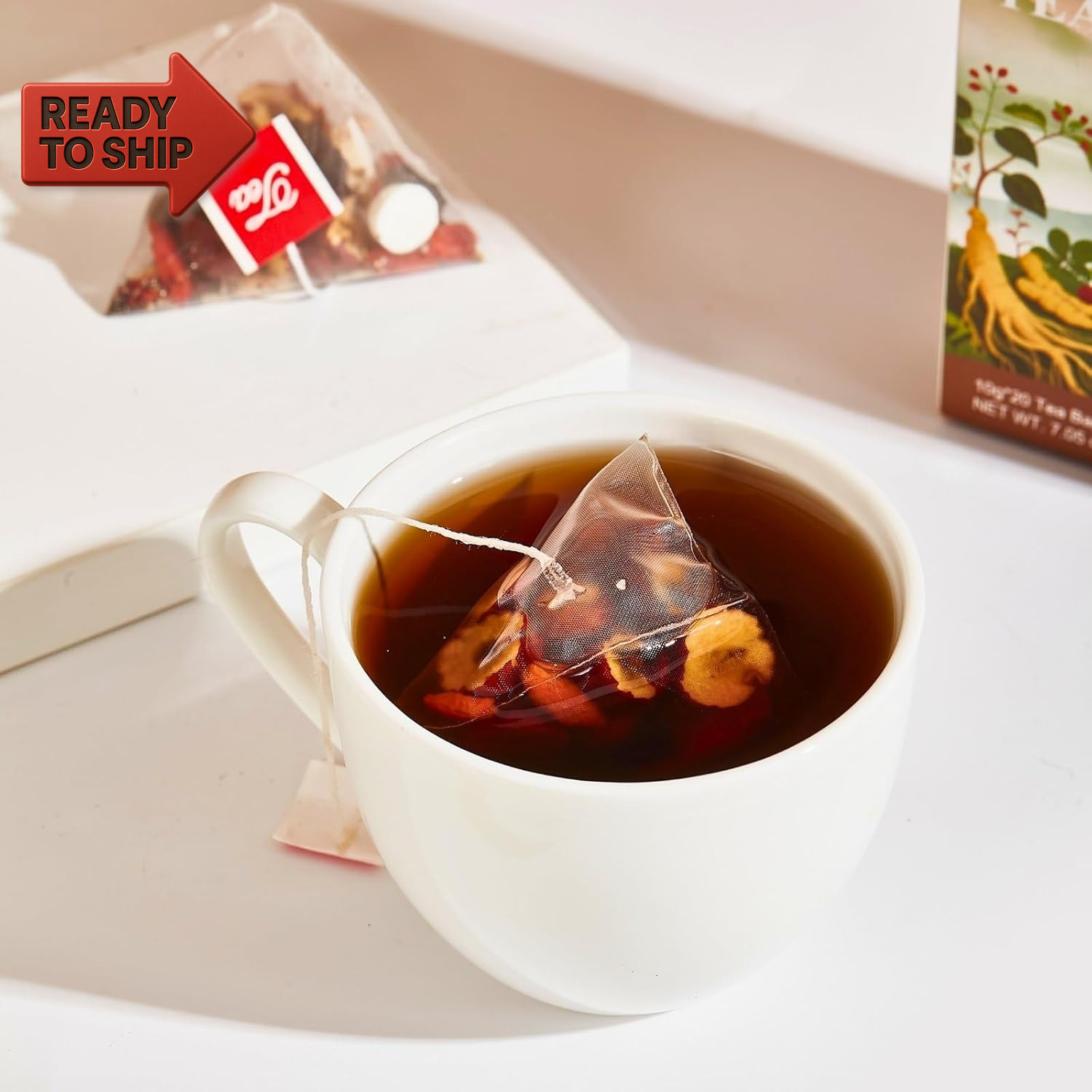 Kidney Tea Formula Ginseng Six Treasure Tea – 10G X 20 Bags Ginseng & Mulberry