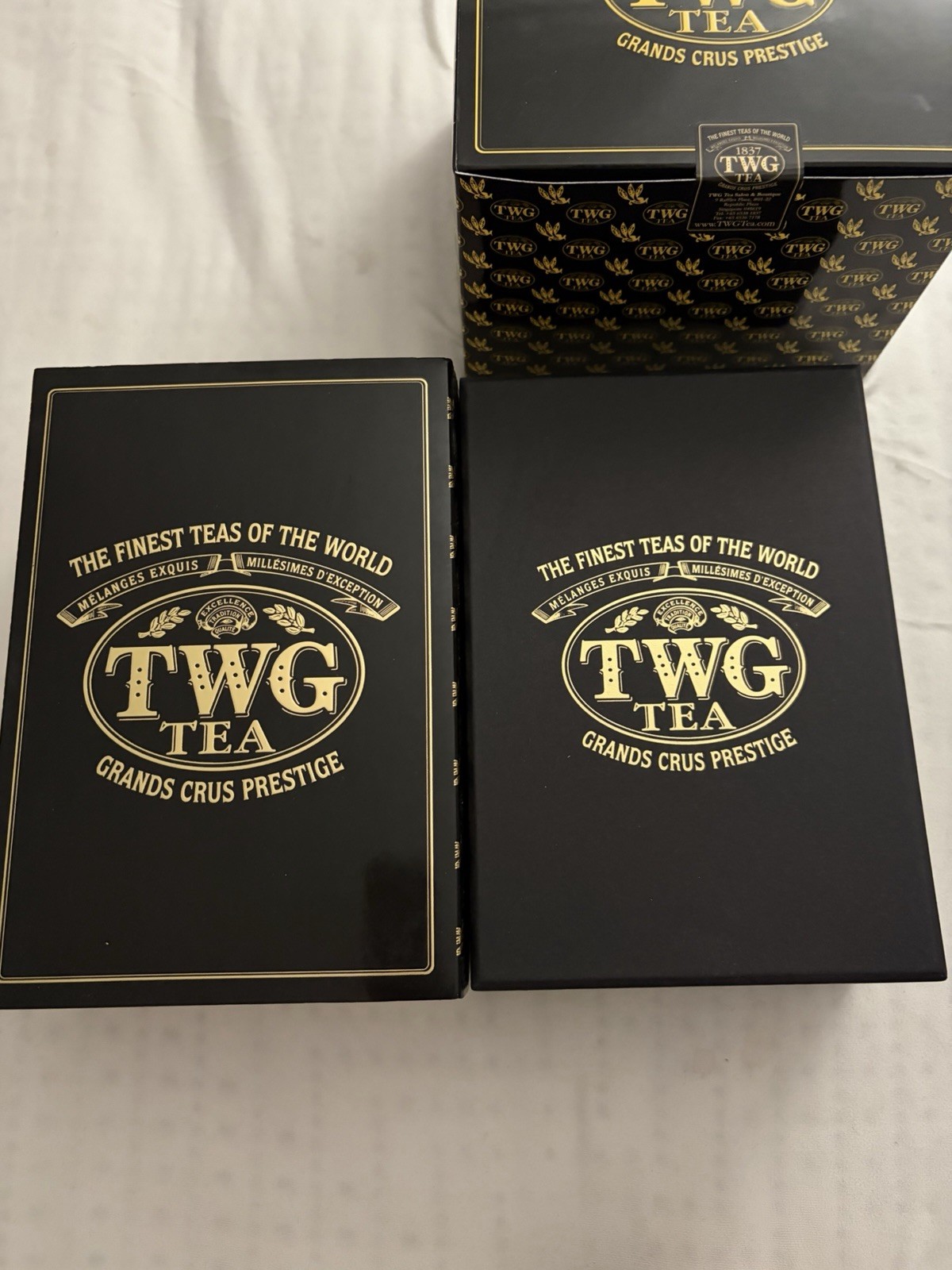 TWG Tea Set (French Earl Grey & New York Breakfast) 100g Each with TWG Mug Gift