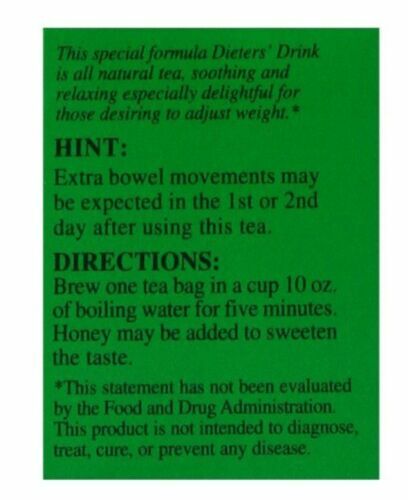 3 Packs – 3 Ballerina Extra Strength Herbal Dieter’s Tea 18-Bags