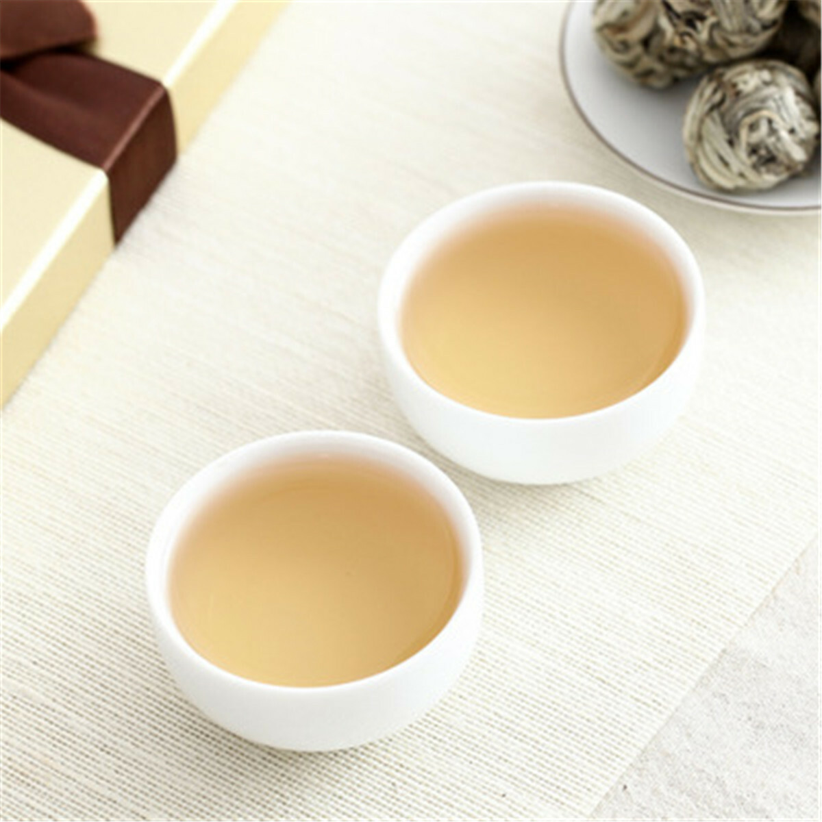Silver Needle White Tea Handmade Ball Premium Healthy Natural Bai Hao Yin Zhen