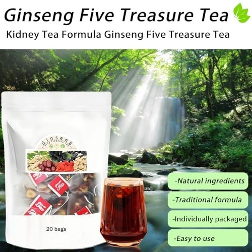 Monbrizz kidney tea formula Ginseng Six treasure tea te divina maca root Goji…