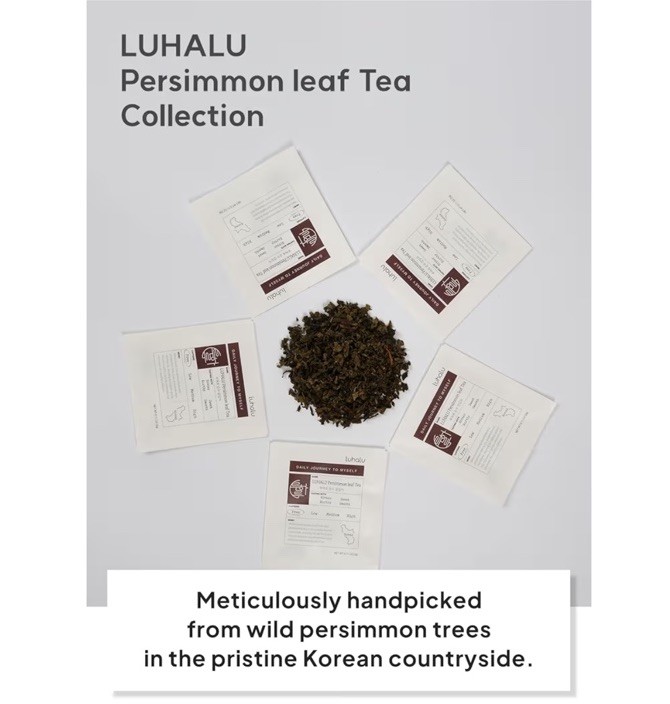 Korea Food LUHALU Premium Korean Persimmon Leaf Tea, Decaffeinated New AM1