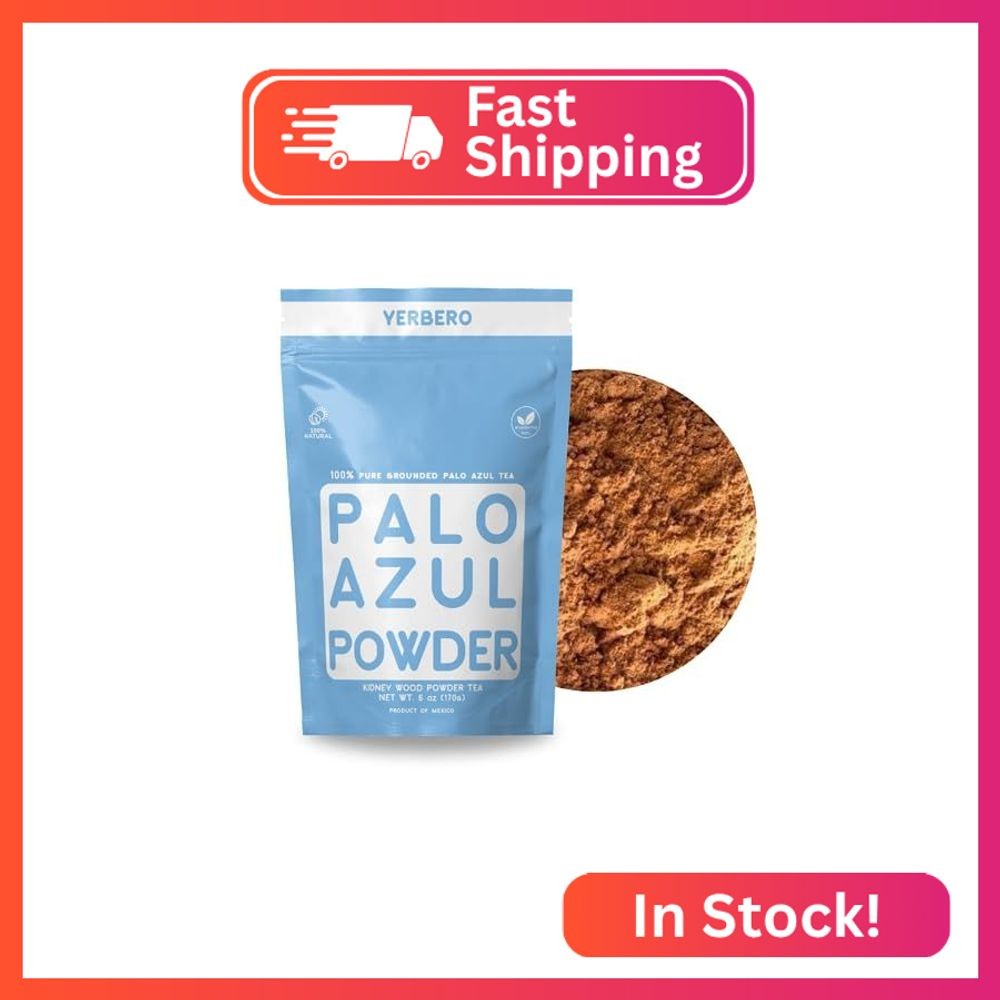 Yerbero – Premium Palo Azul 6oz (170g) Powder Herbal Tea | Kidney Wood (Blue Sti