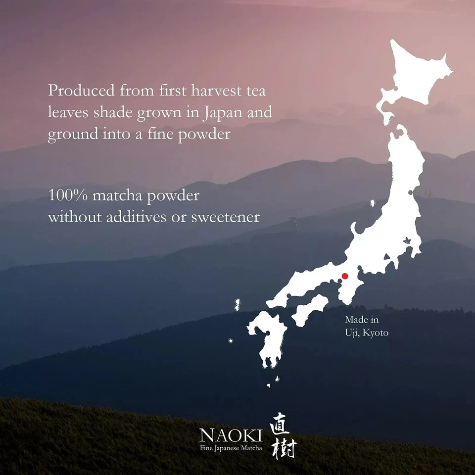 Naoki Matcha Superior, Ceremonial, Blend – Authentic Japanese, First Harvest Cer